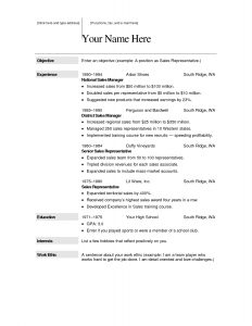 free basic resume templates free sample resume template cover letter and resume writing tips throughout free resume sample