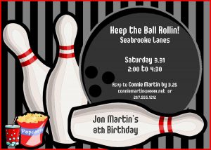 free birthday invitation templates for adults bowling party invitations for kids printable