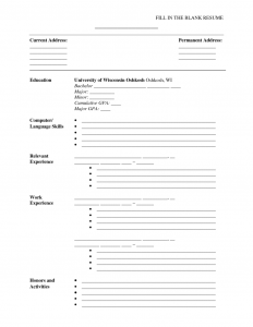 free blank resume templates for microsoft word free basic blank resume template printable sample doc fill in the within blank resume template