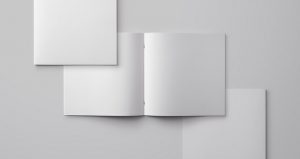 free brochure template downloads booklet brochure catalog magazine book brand soft square stationery pages inner cover mockup presentation psd