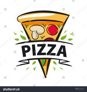 free business logo design and download stock vector vector logo slice of pizza and ribbon