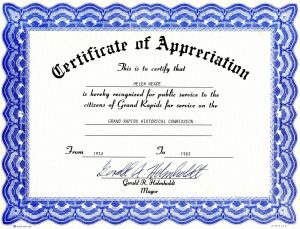 free certificate template appreciation certificate templates pdf