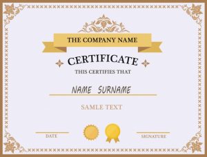 free certificate template certificate template design