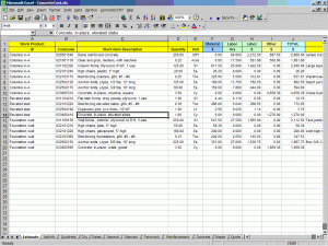 free construction estimate template excel free excel spreadsheet for construction estimating