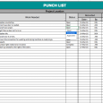 free construction schedule spreadsheet punchlist facebook