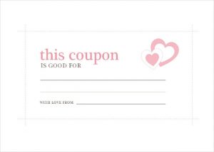 free coupon template printable homemade coupon template download