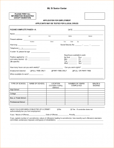 free doctor excuse basic job application form
