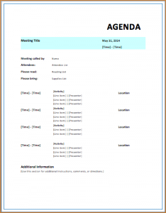 free doctors note meeting itinerary template strategic meeting agenda