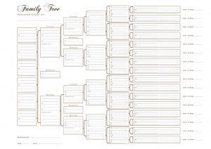free editable family tree template word apedigreechart