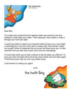 free editable newsletter templates for word tooth fairy letter messy room