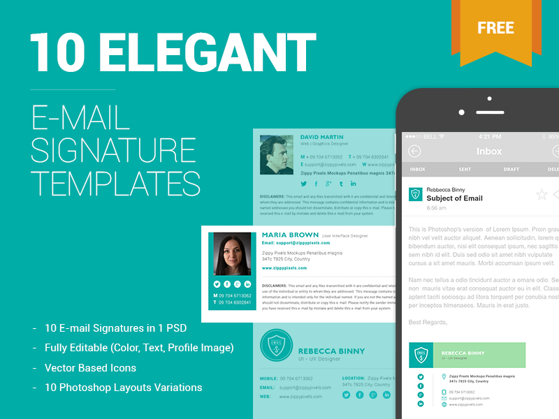 free email signature templates