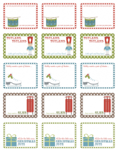 free envelope template labels holiday