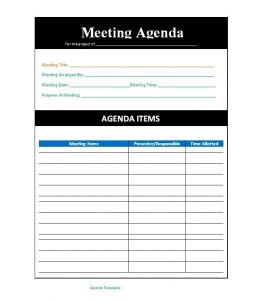 free estimate template pdf meeting agenda template x
