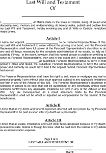 free eviction notice form florida last will and testament form