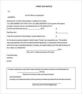 free eviction notice template free eviction notice for days