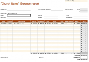 free expense report form pdf fcfexpenserptsample