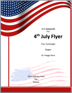 free flyer template word american flyer template