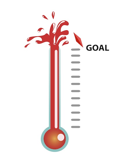 free fundraising thermometer
