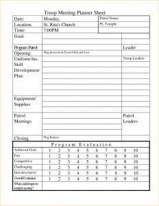 free funeral templates meeting planner template