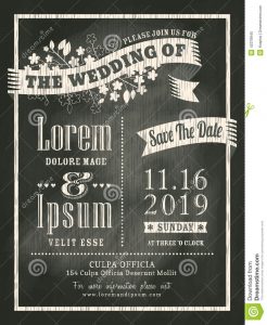 free halloween invite templates vintage chalkboard wedding invitation card background vector design