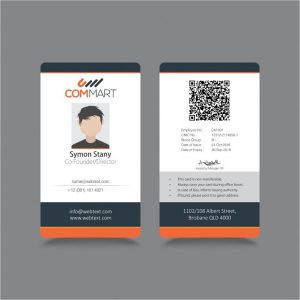 free id card template free id badge template