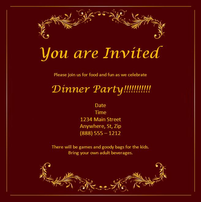 free invitation templates for word