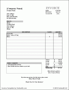 free invoice template excel free invoice
