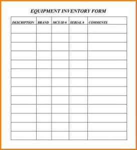 free letter templates equipment inventory template equipment inventory form