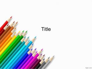 free linkedin background colored pencils powerpoint background for school lecturesppt presentation