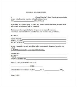 free medical release form downloadable medical release form