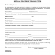 free medical release form medical treatment release form
