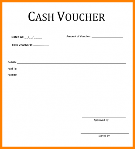 free memo template cash voucher format cash voucher template