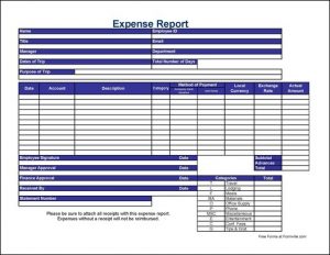 free mileage log expensereport