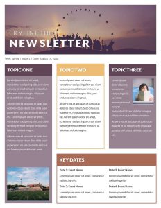free newsletter template newsletter classroom@x