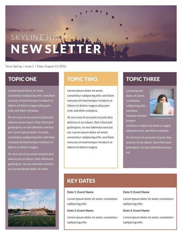 free newsletter template