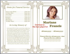 free obituary program template download printable funeral program template free download by sammbither dqqqt