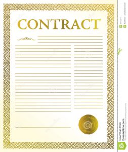 free photography contract contract document