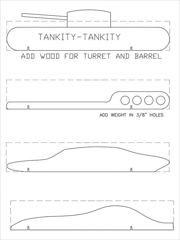 free pinewood derby car templates