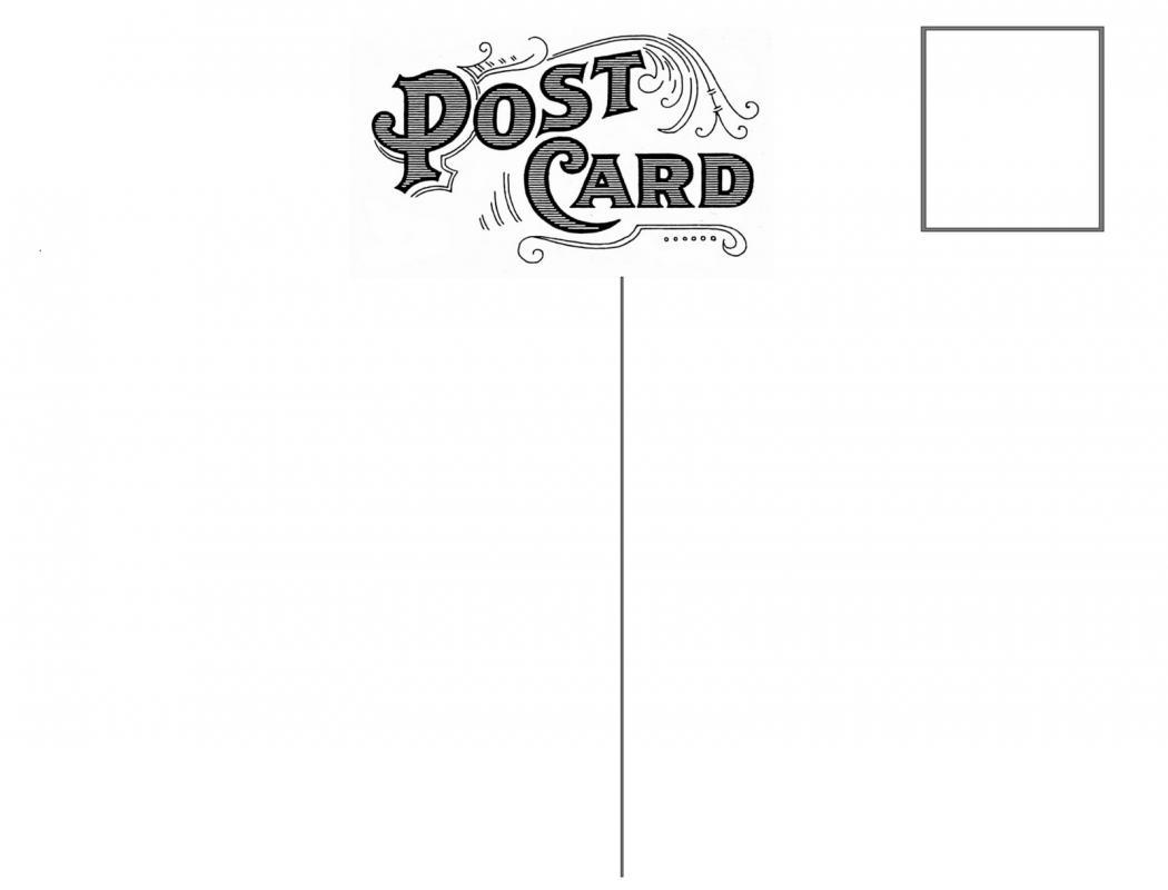 free postcard templates