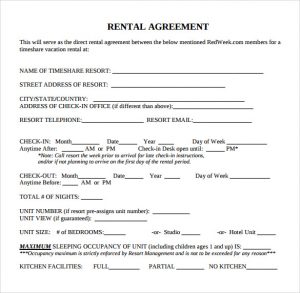 free printable basic rental agreement free download standard rental agreement