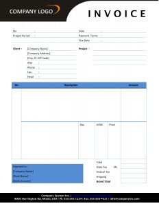 free printable blank invoice templates free invoice template word ueiuq