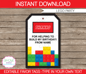 free printable candy bar wrappers templates lego thank you favor tag