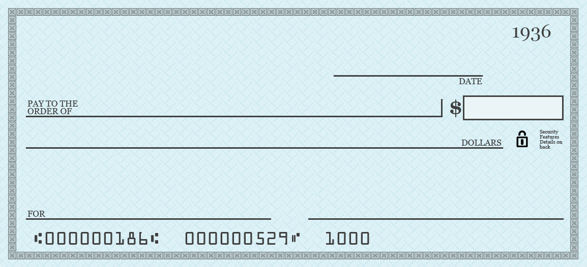 free printable checks template