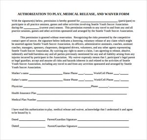 free printable child medical consent form generic medical release form