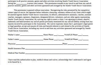 free printable child medical consent form generic medical release form