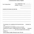 free printable contractor bid forms free download construction estimate template