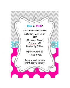 free printable gender reveal invitations baby reveal invitation template