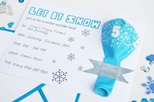 free printable gender reveal invitations diy let it snow party invitation