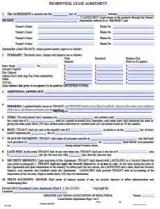 free printable lease agreement free printable rental agreements