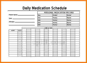 free printable medication list template medication list template free personel daily medication schedule template pdf